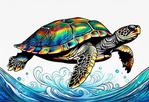 Grateful Dead turtle tattoo idea