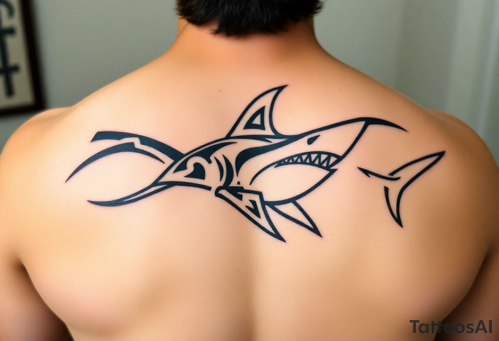 hammerhead shark tattoo idea