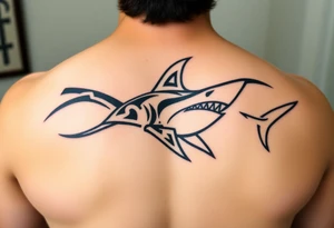 hammerhead shark tattoo idea