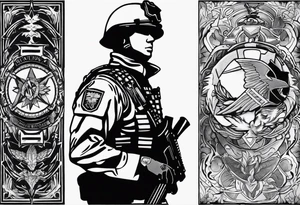 Military police tattoo idea