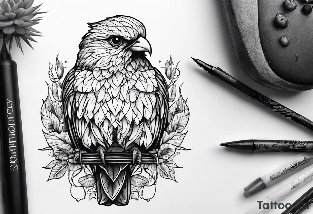 Colombe électricité tattoo idea