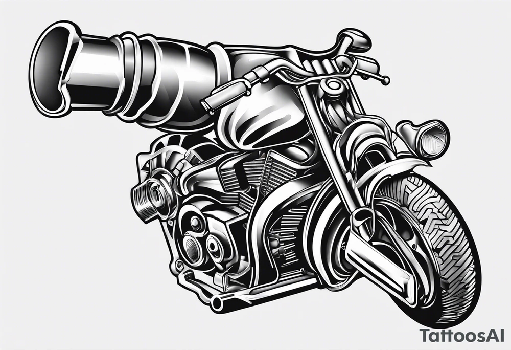 Mechanic turbo wrench tattoo idea