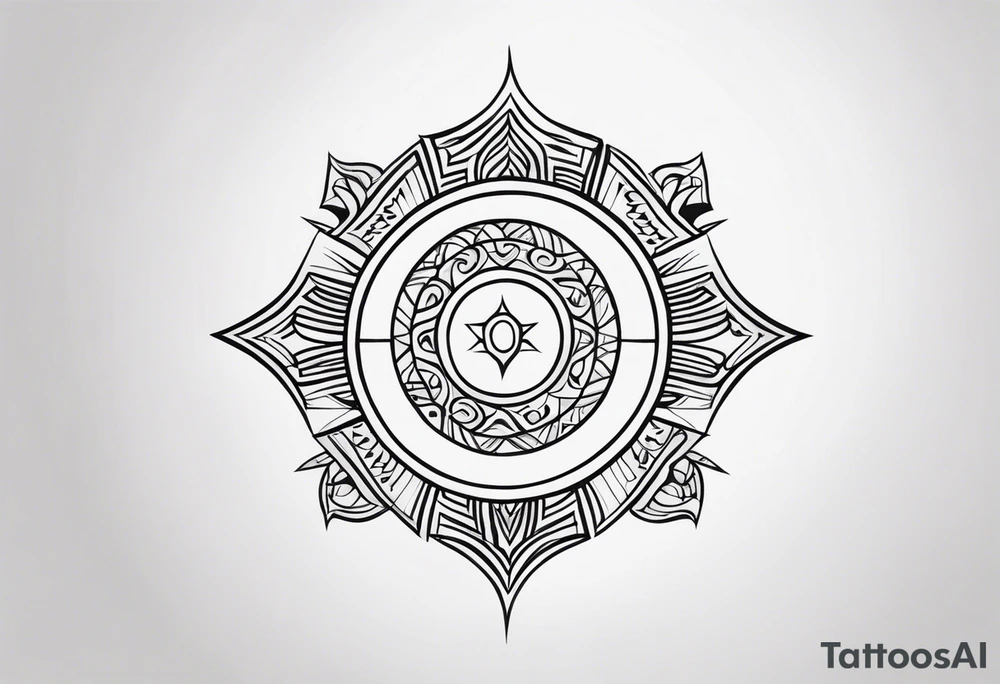 Tribal tattoo courage tattoo idea