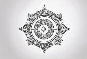 Tribal tattoo courage tattoo idea