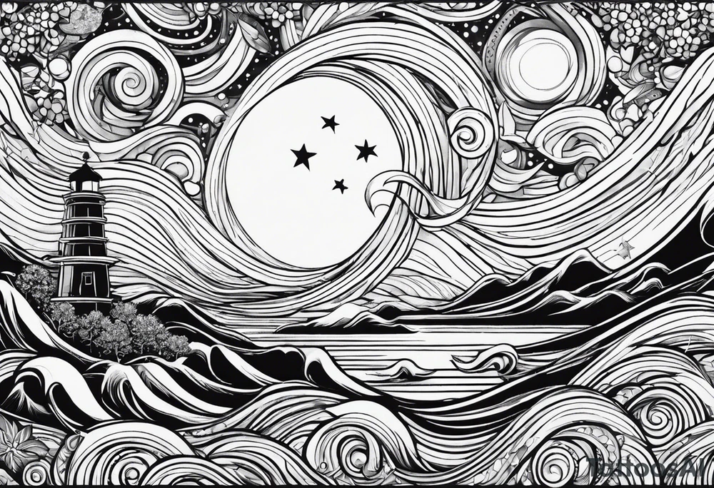 Aquarius sign tattoo idea