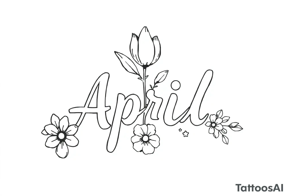 April tattoo idea