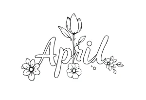 April tattoo idea
