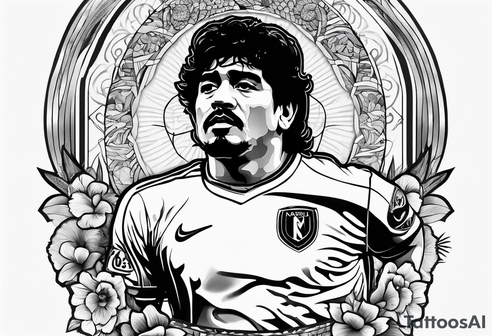 Maradona napoli tattoo idea