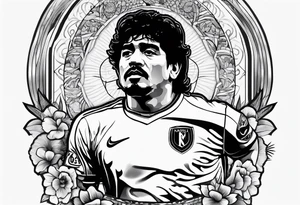 Maradona napoli tattoo idea