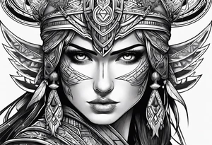 A warrior tattoo idea