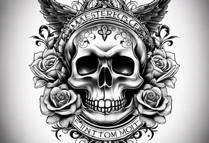 The words Memento Mori tattoo idea