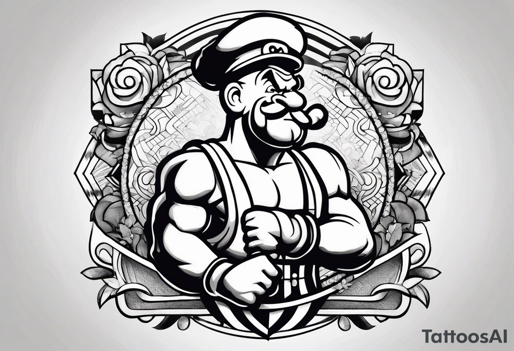 popeye tattoo idea