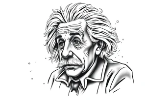 Einstein at a bank tattoo idea