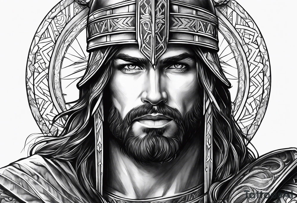 Warrior of Christ tattoo idea