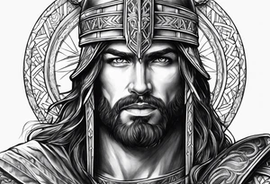 Warrior of Christ tattoo idea