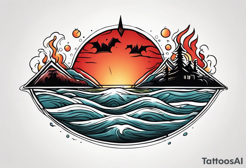Hell or high water tattoo idea