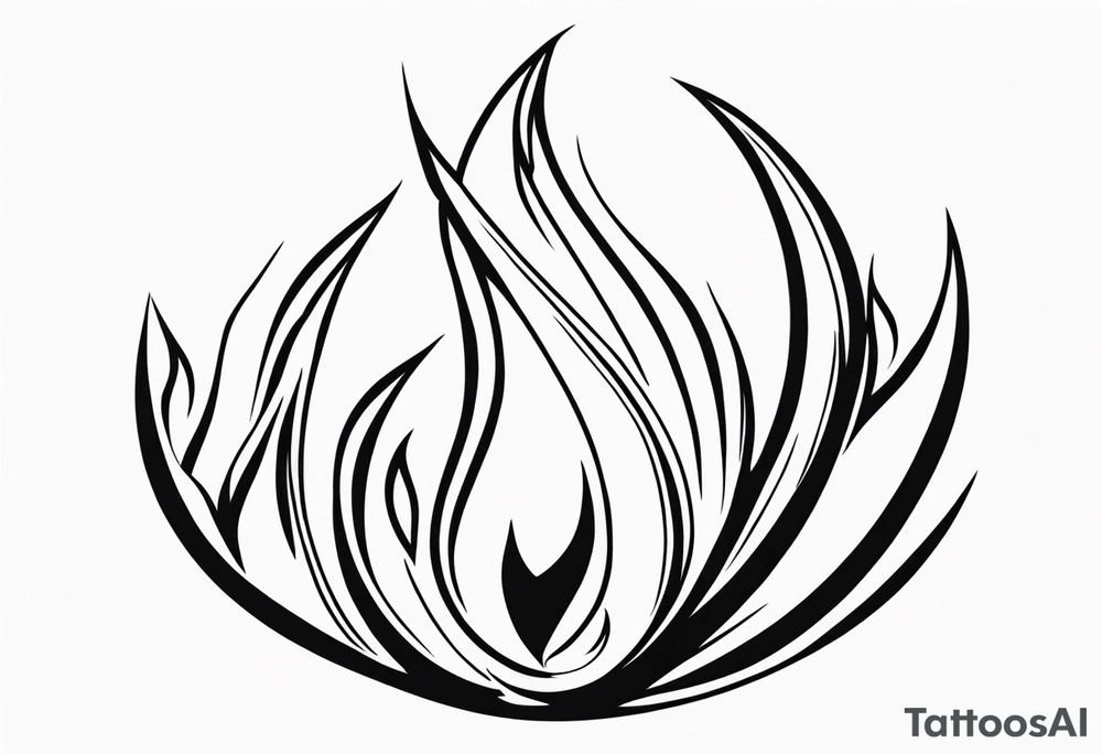 flames tattoo idea