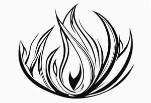 flames tattoo idea