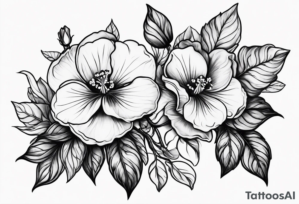 more violets than roses tattoo idea