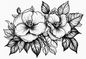 more violets than roses tattoo idea