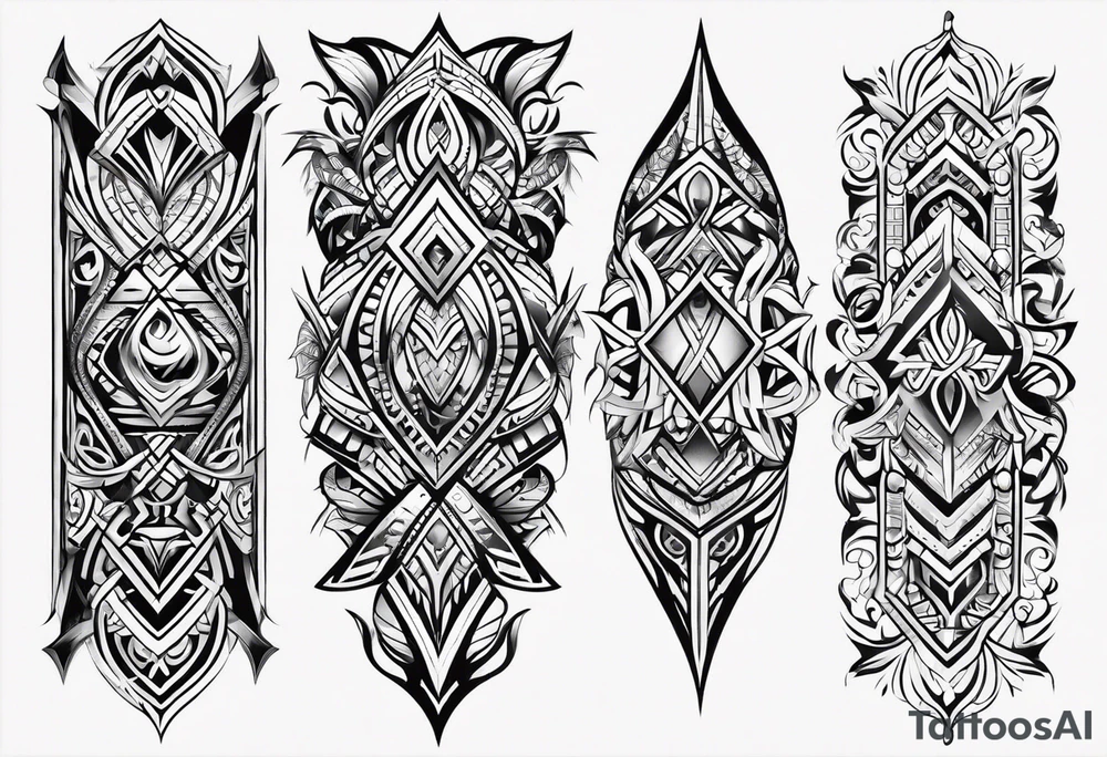 Tribal design tattoo idea