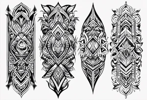 Tribal design tattoo idea