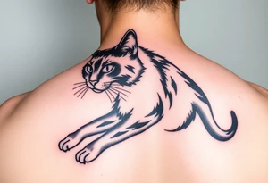 Black Cat tattoo idea