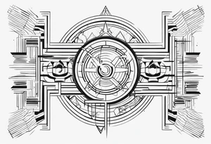 cybersigilism patterns tattoo idea