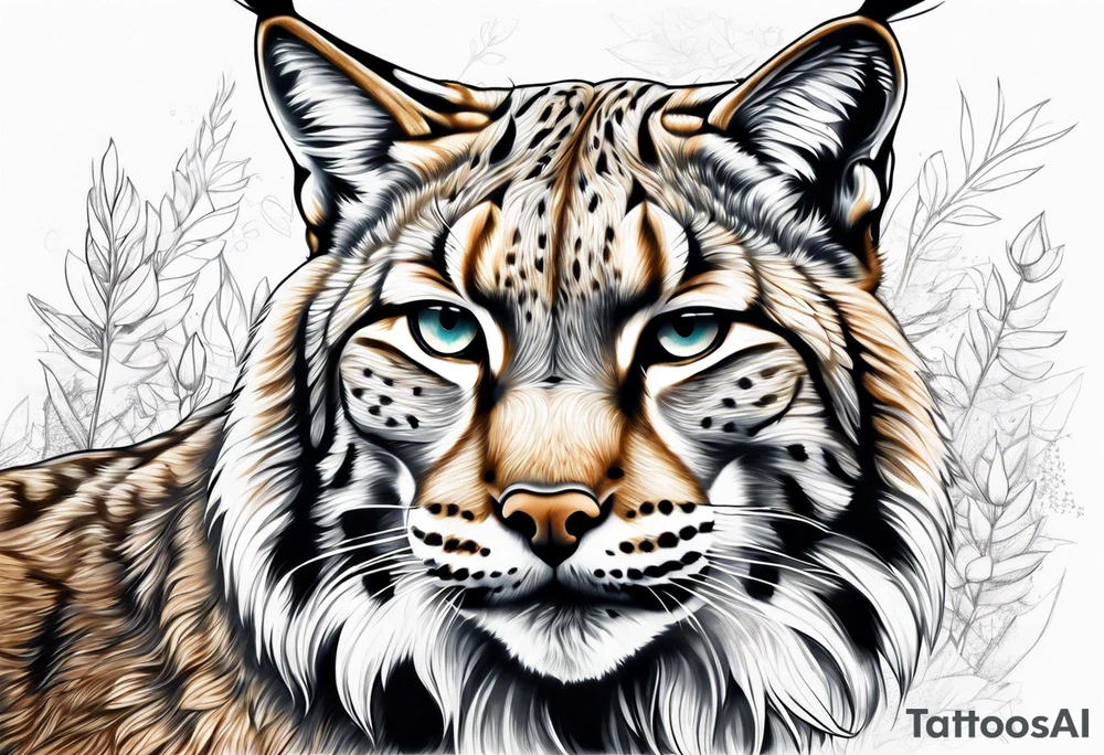 Lynx stalking tattoo idea