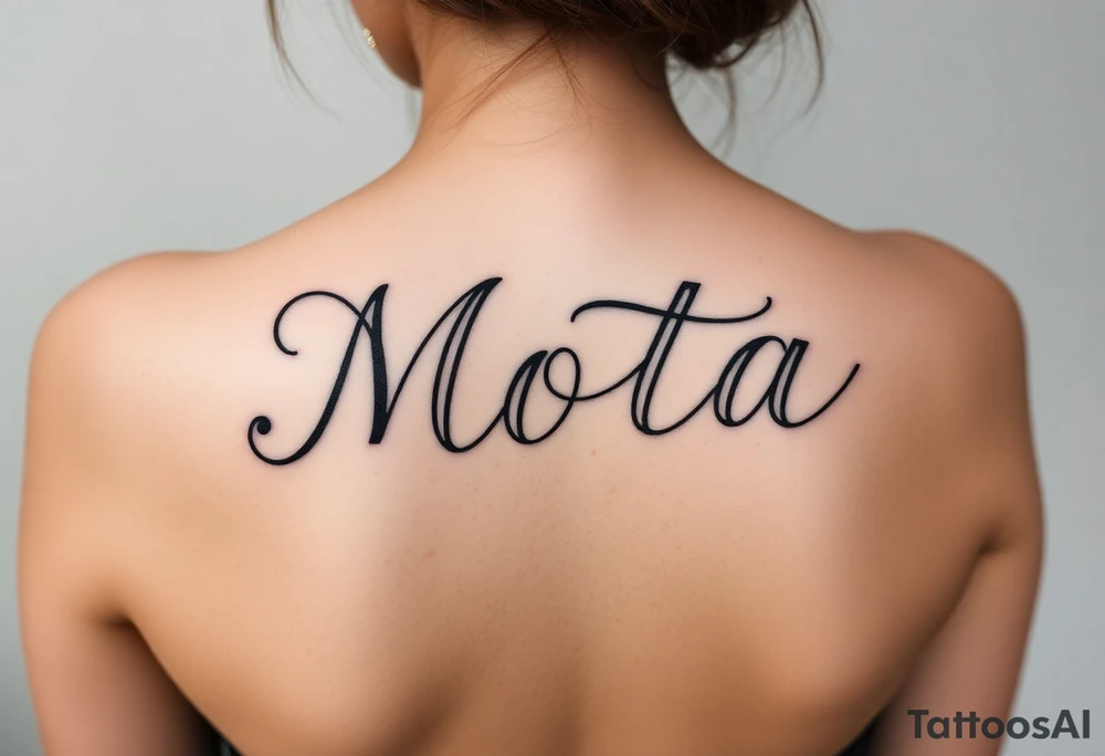 Mota tattoo idea