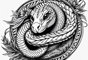 Snakes and doves simple arm tattoo tattoo idea
