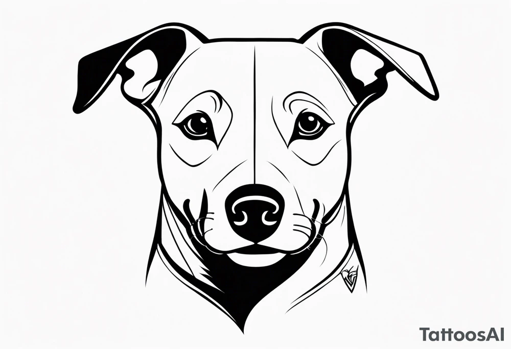 jack Russell growl tattoo idea