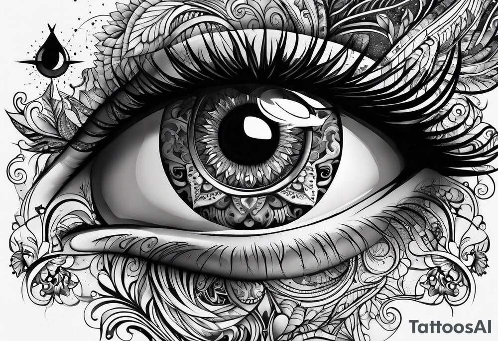 psychedelic

eye tattoo idea
