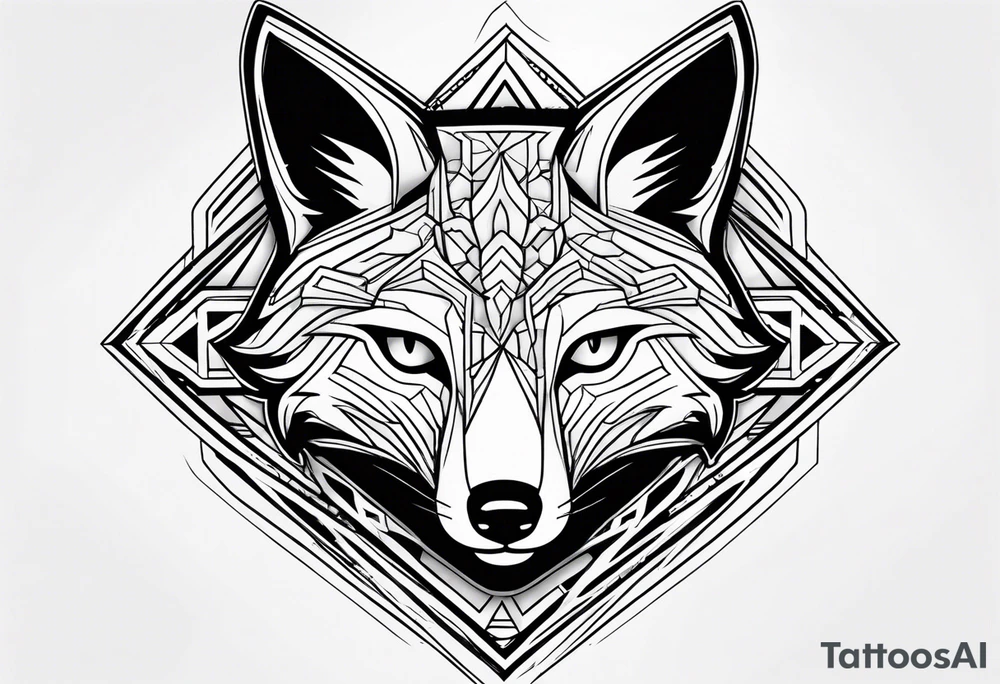 Fox racing logo tattoo idea