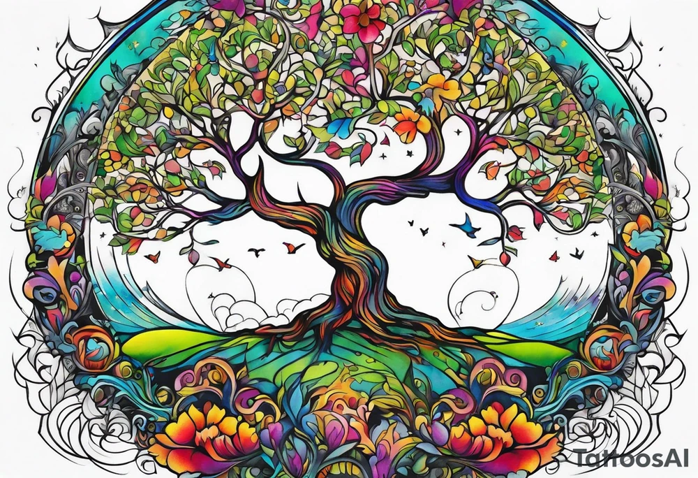Tree of life tattoo idea