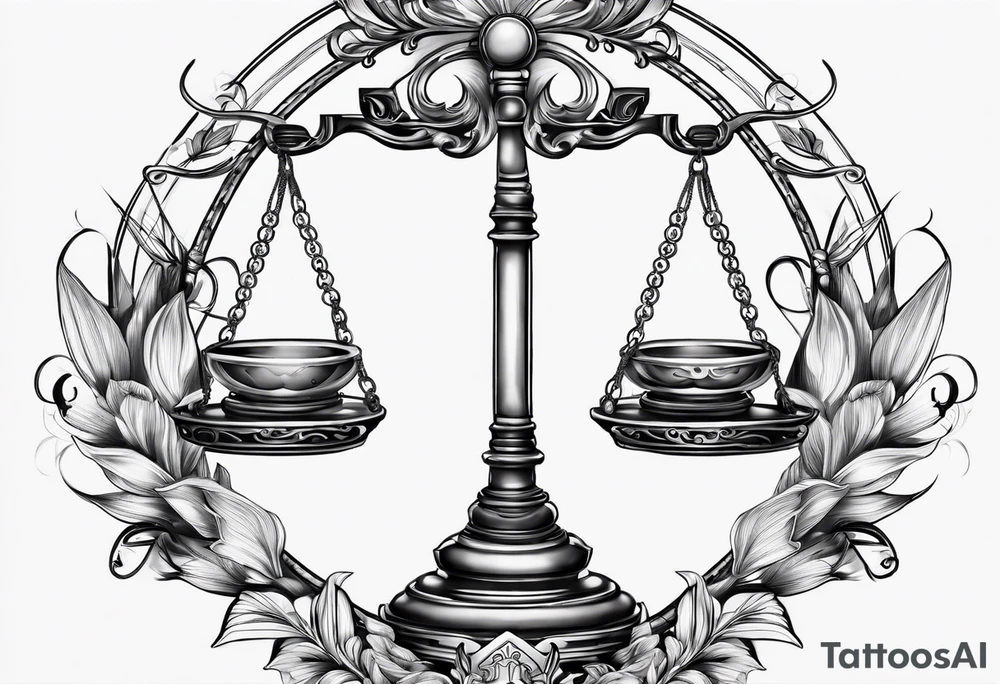 Libra tattoo idea