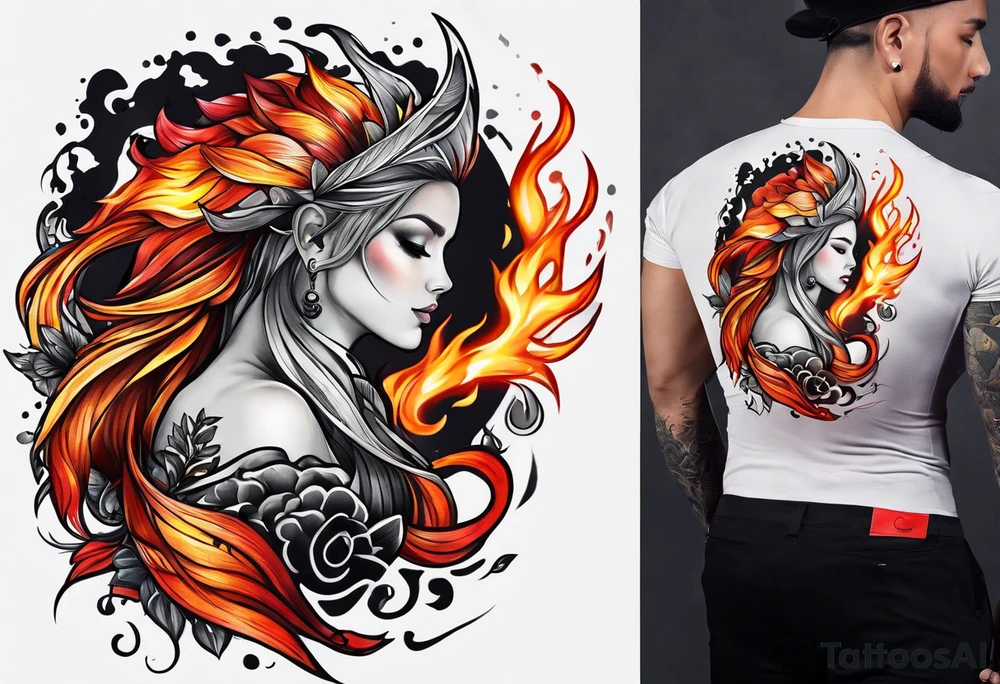 only fire tattoo idea