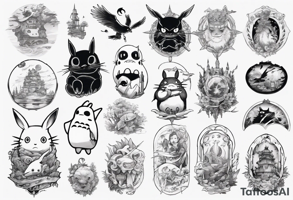Studio ghibli tattoo idea