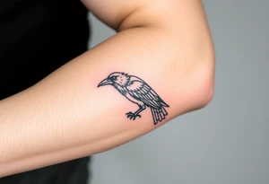 crow tattoo idea