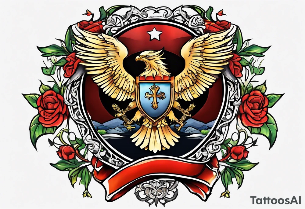 Prentice Family Crest tattoo idea