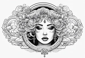 Head in the clouds tattoo idea