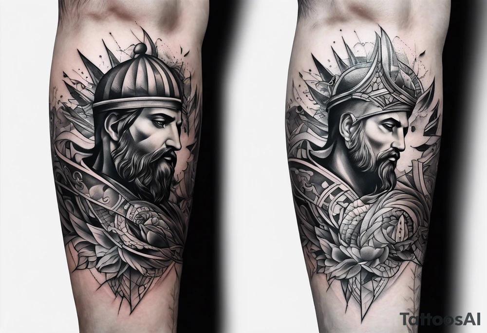 the name saint forearm tattoo tattoo idea
