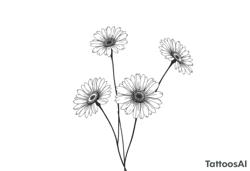 Daisies tattoo idea