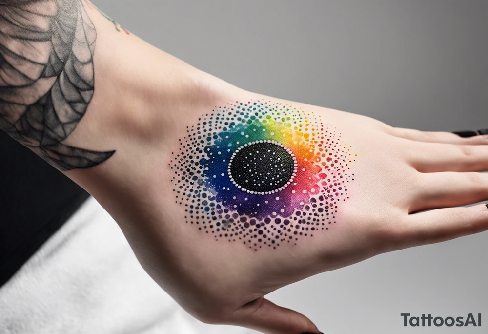 7 rainbow colors tattoo idea