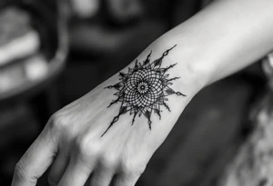 sacred flower of life tattoo idea
