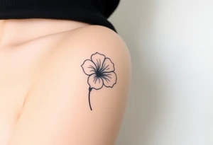 Morning glory tattoo idea