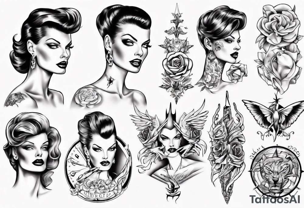 Linda Evangelista tattoo idea