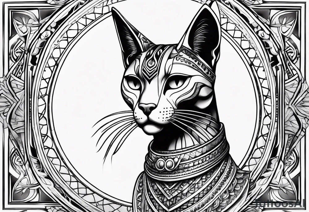 Bastet tattoo idea