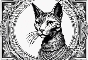Bastet tattoo idea