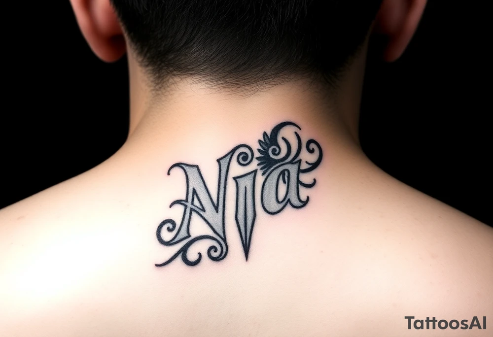 name Nia tattoo idea